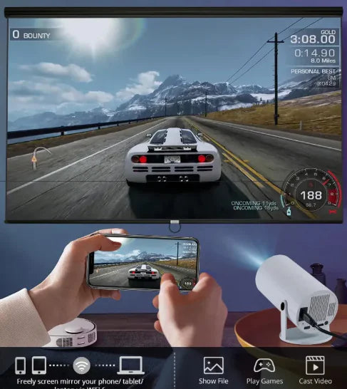 HY300 Smart HD Home Projector